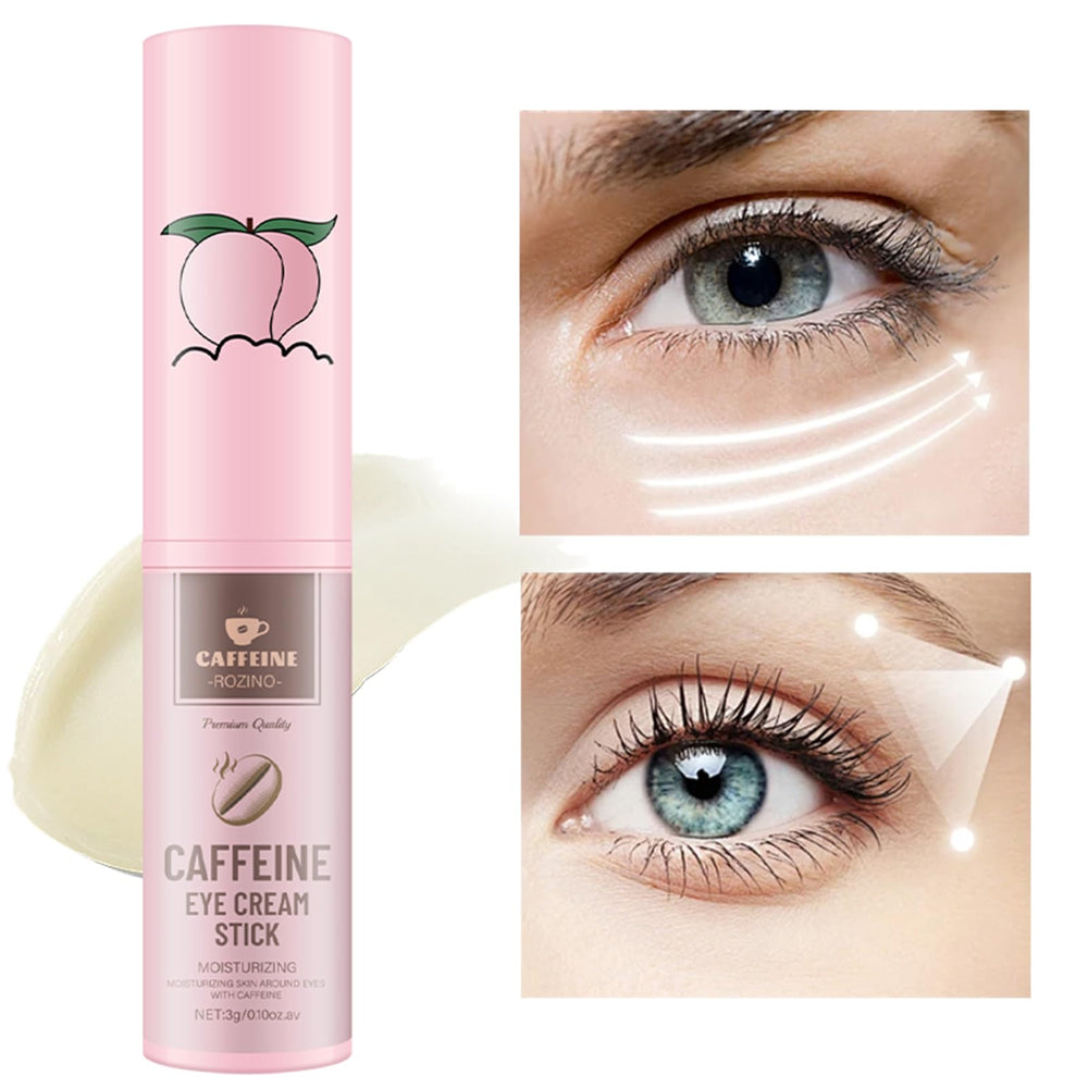 Generic caffeine eye balm stick travel-friendly design suits morning routines on the go.