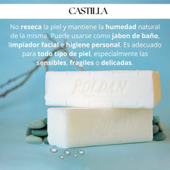 Castile soap lather close-up, soothing daily cleansing experience.