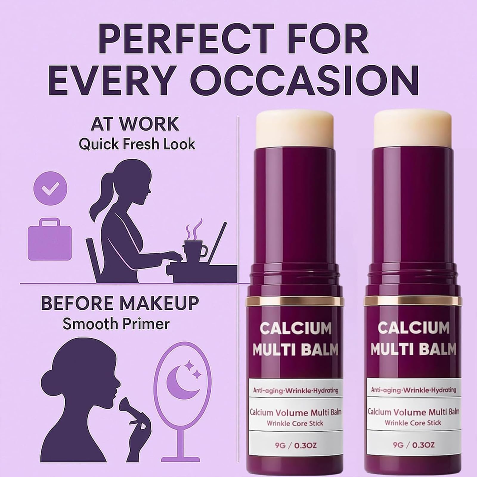  balm near the eye area highlighting gentle moisture and smoothness.