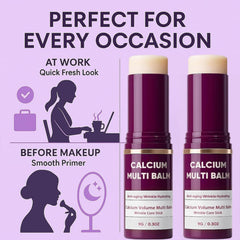  balm near the eye area highlighting gentle moisture and smoothness.