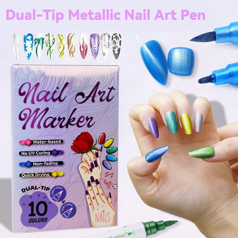 Generic Colors Nail Art Pens are ready for at-home salon-style nail art ideas.