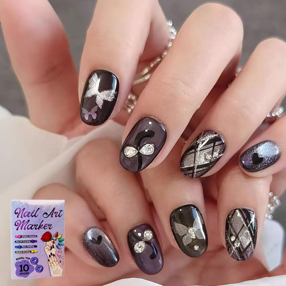 Generic Colors Nail Art Pens offer a smudge-proof finish for longer wear.