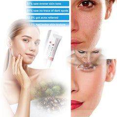 Generic Dark Spot Cream Face texture close up shows creamy hydrating formula