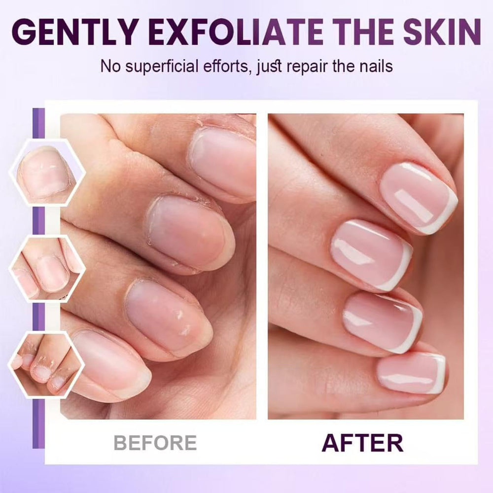 Generic dry nails after use show natural gloss and softness