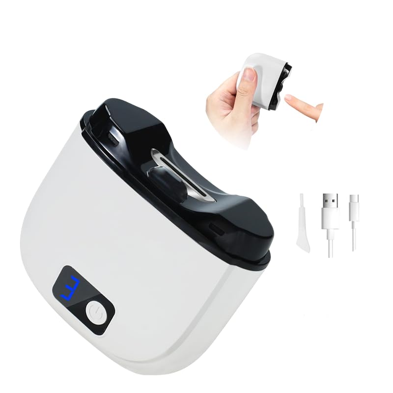 Generic Electric Nail Clipper LED light close-up for precise trimming in dim conditions.