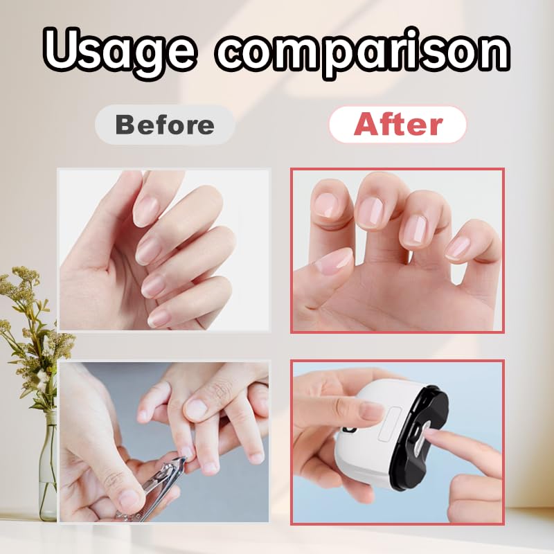 Generic Electric Nail Clipper compact travel case for portability.