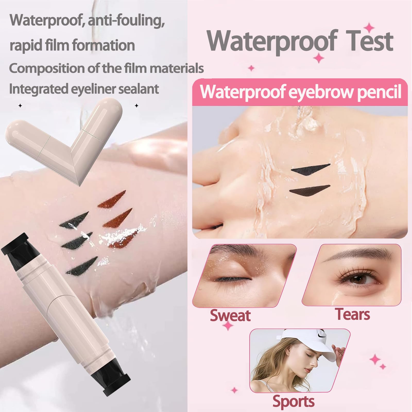 Generic Foldable Eyeliner Stamp elegant packaging makes a thoughtful gift.