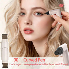 Generic Foldable Eyeliner Stamp stamp design showing integrated ink for consistent color.