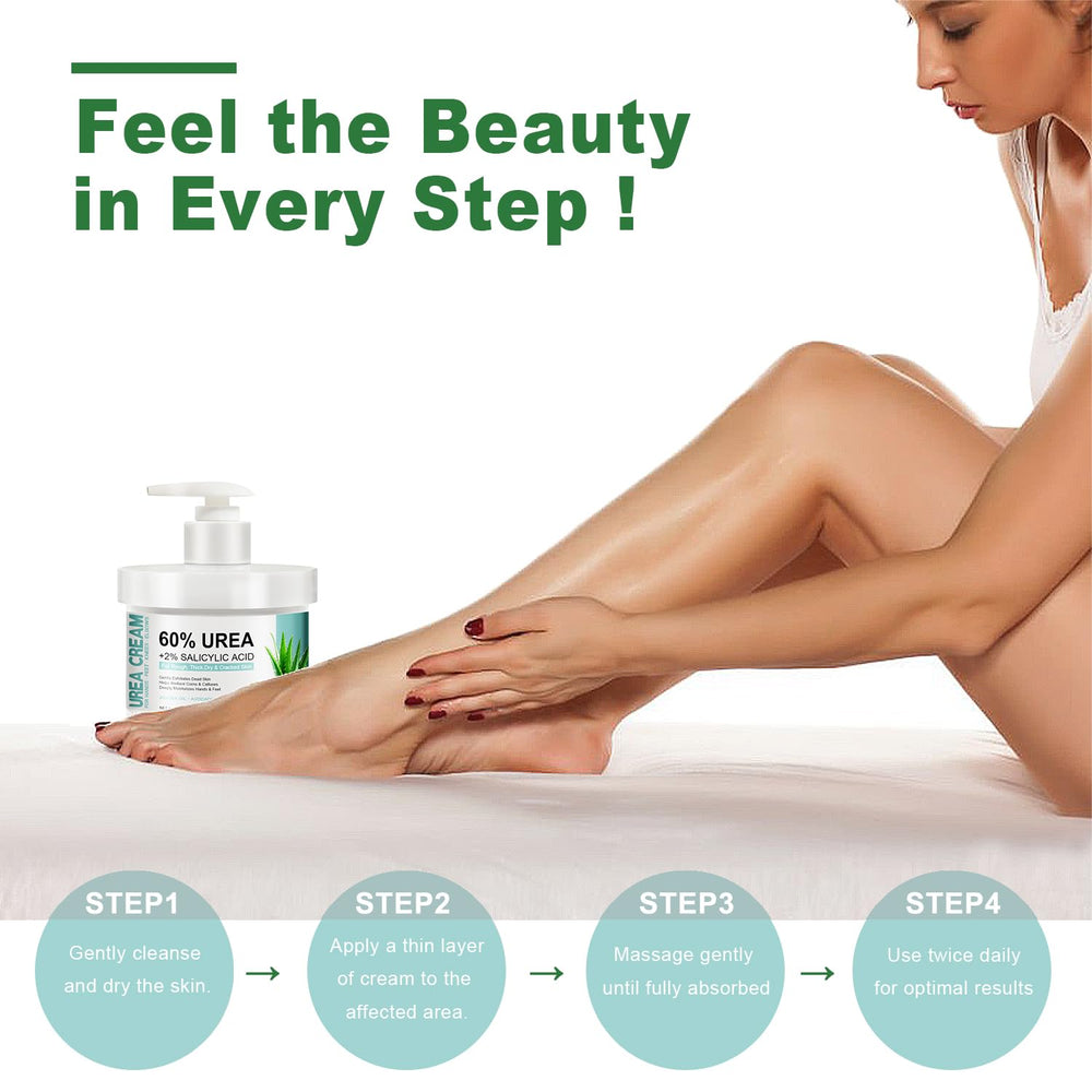 Generic Foot care for hands elbows knees image shows multi-area use