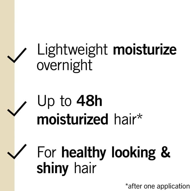 Generic Gliss Night Elixir texture-dispense highlights smooth, lightweight formula.