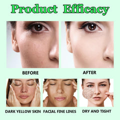 Application on face with frankincense aroma, soothing irritation naturally