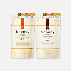 Generic Honey Deep Moist Shampoo bottle promises deep hydration for all hair types