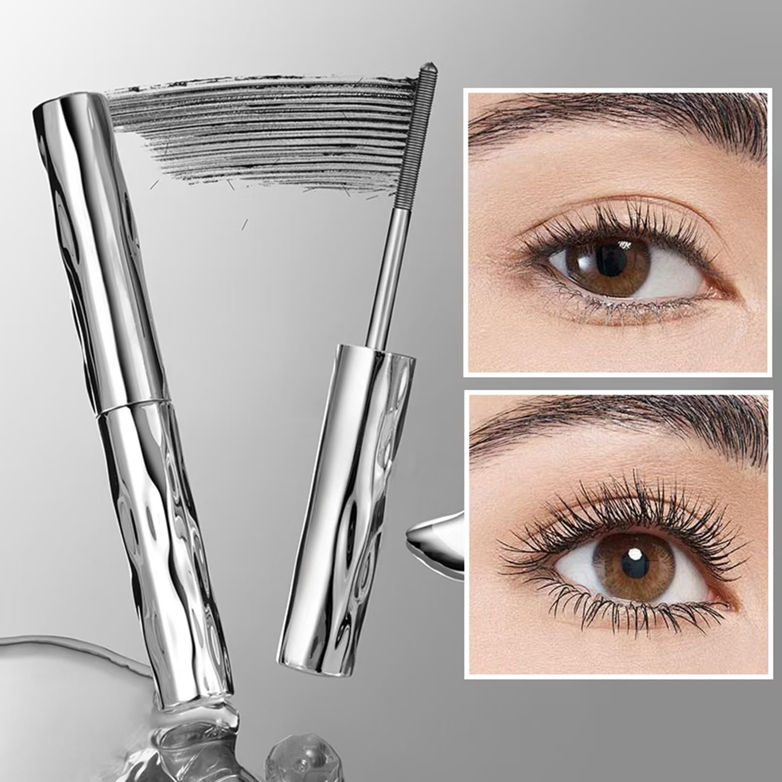 Generic Iron Wand Mascara waterproof formula resists sweat and humidity.