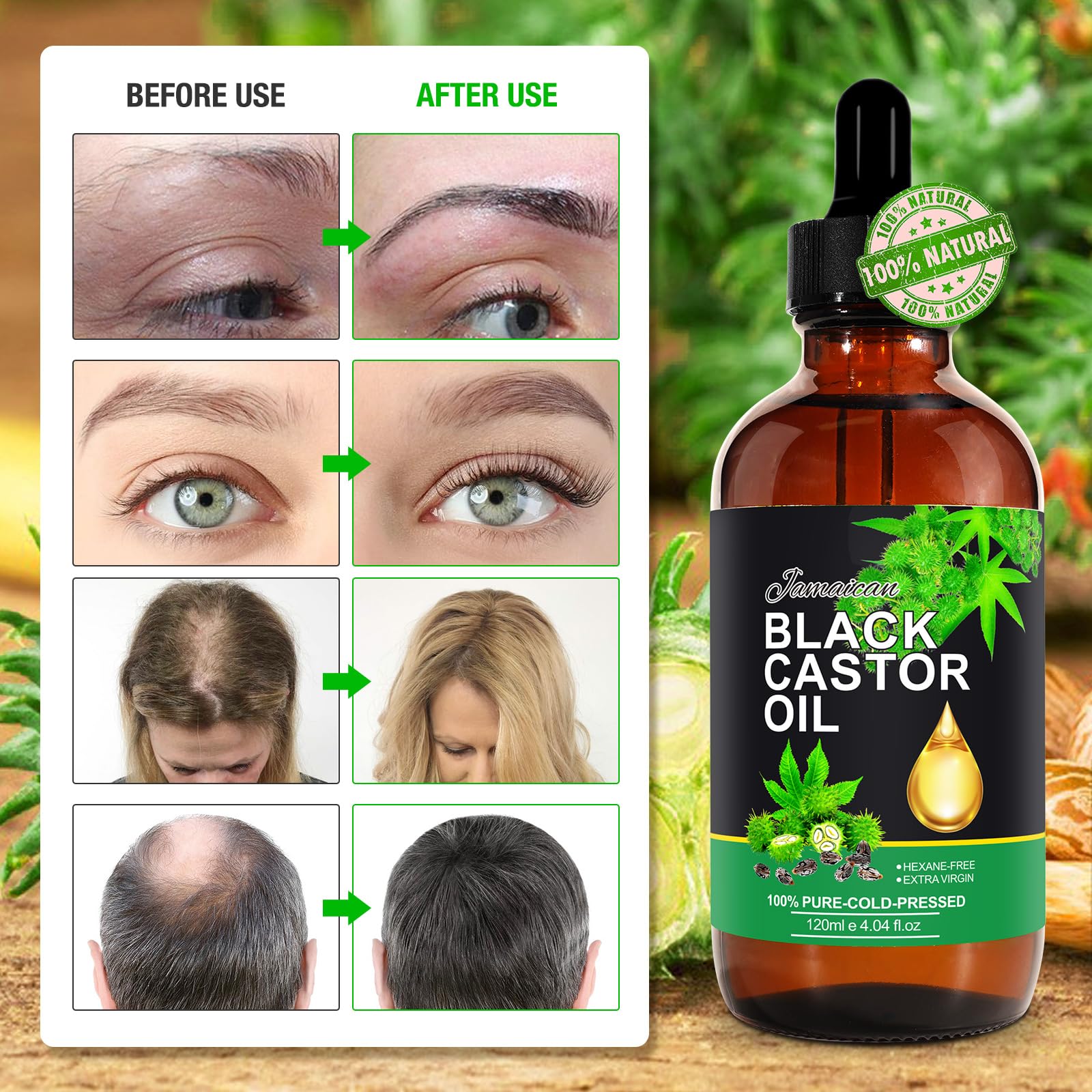 Generic Jamaican Black Castor Oil skin moisturizer for dry patches.