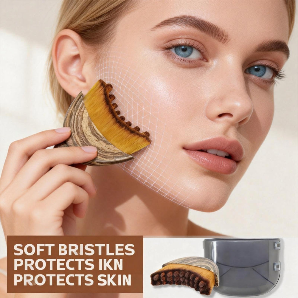 Generic Lymphatic Contour Face Brush supports long-term skin tone and texture