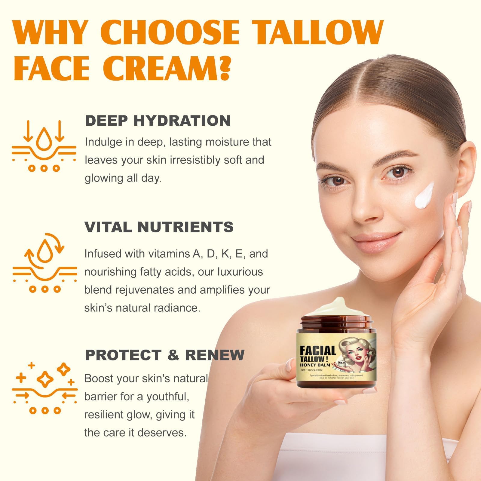Generic Smooth, non-greasy finish visible after application on cheek