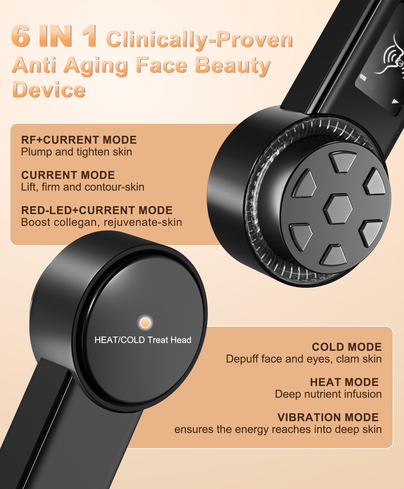 Generic Nulift NL04 side view handheld device ideal for daily contouring