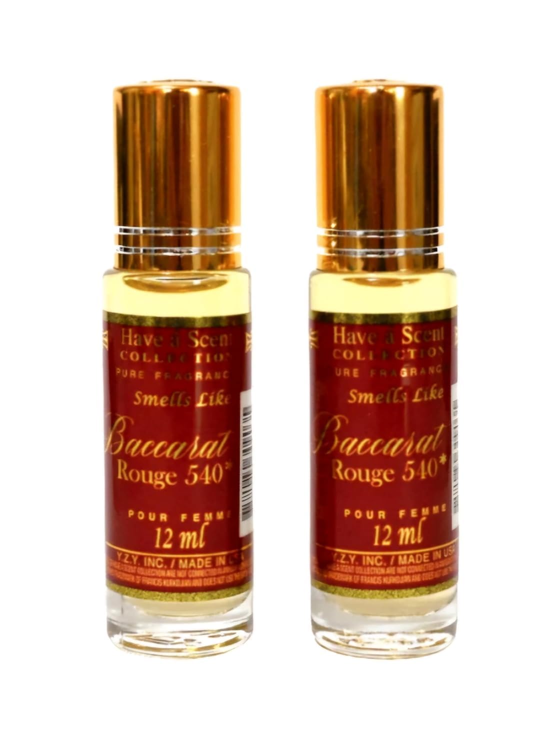 Generic Oil Perfume Baccarat Rouge 540 bottle with a unisex, long-lasting scent.