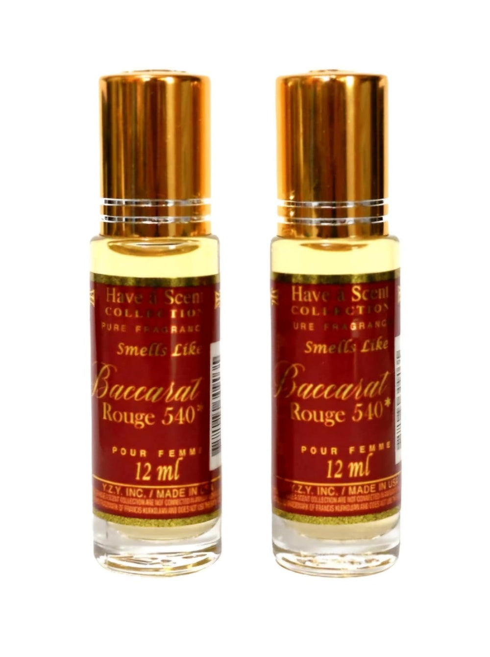 Generic Oil Perfume Baccarat Rouge 540 bottle with a unisex, long-lasting scent.
