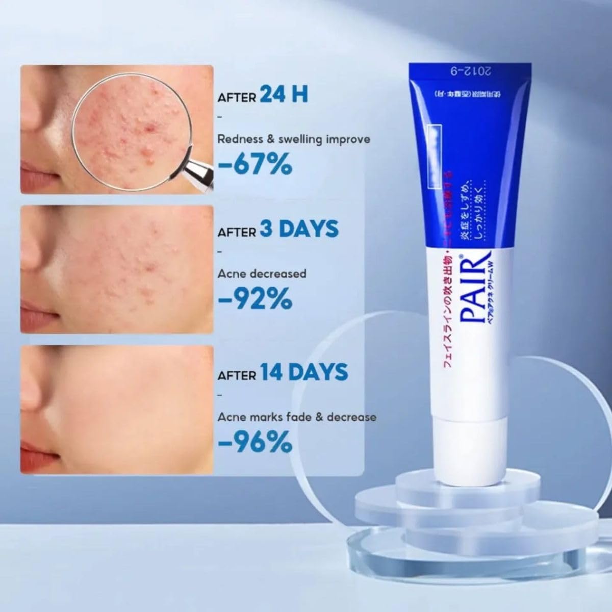 PAIR LION Crème Acne 24 g format portable idéal voyage