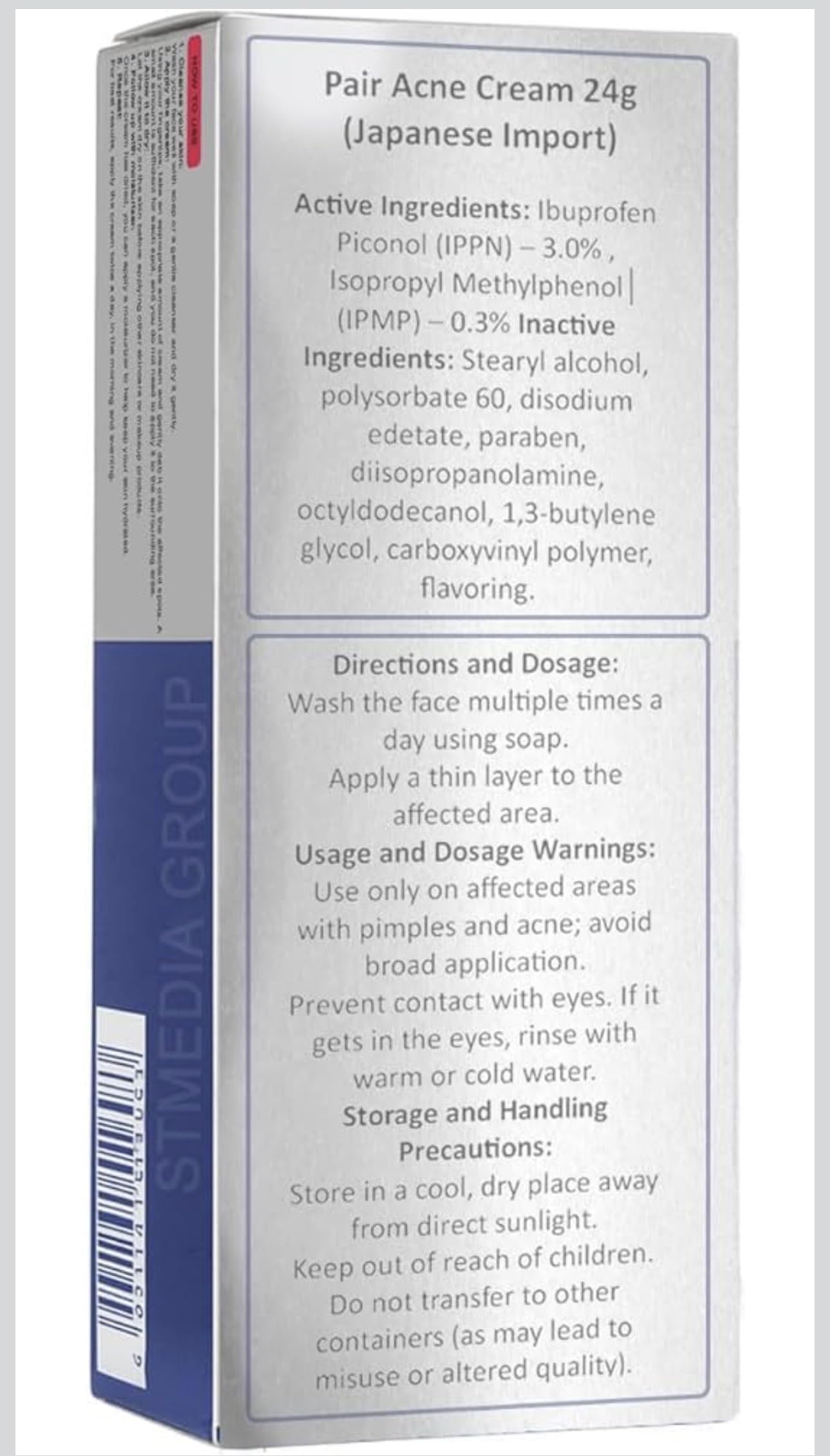 PAIR LION Crème Acne 24 g hydratation légère sans gras