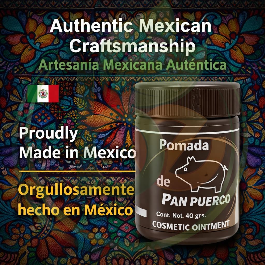 Generic Pork Pan Ointment made in Mexico underlines cultural heritage and trusted care.