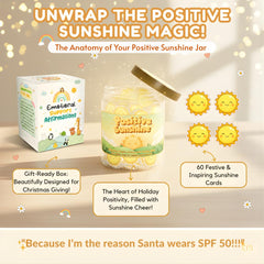 Generic Positive Sunshine Jar in an office setting illustrates daily motivation at work.