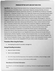 Generic Premium Peptide Naite packaging and applicator for on-the-go routine.