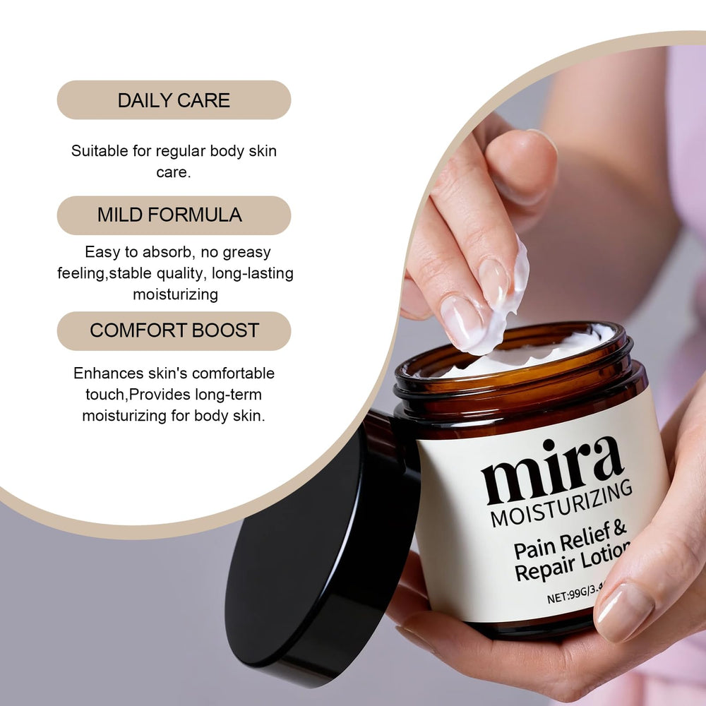 Generic Relief Repair Lotion for hands emphasizes hydration and skin barrier support.