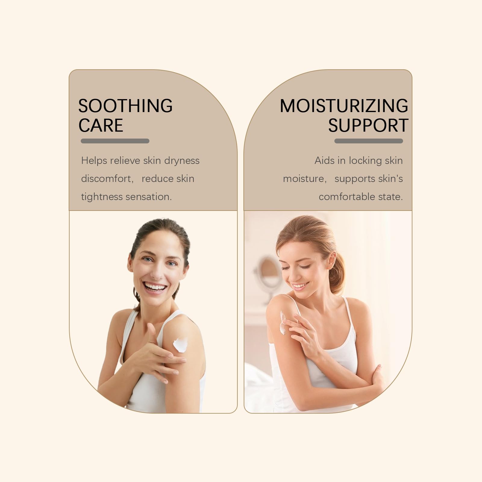 Generic Relief Repair Lotion swirl-texture provides smooth, non-greasy feel after daily use.