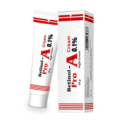 Generic Retinol Pro Night Cream 0.1 jar-front, lightweight moisturization that smooths texture.