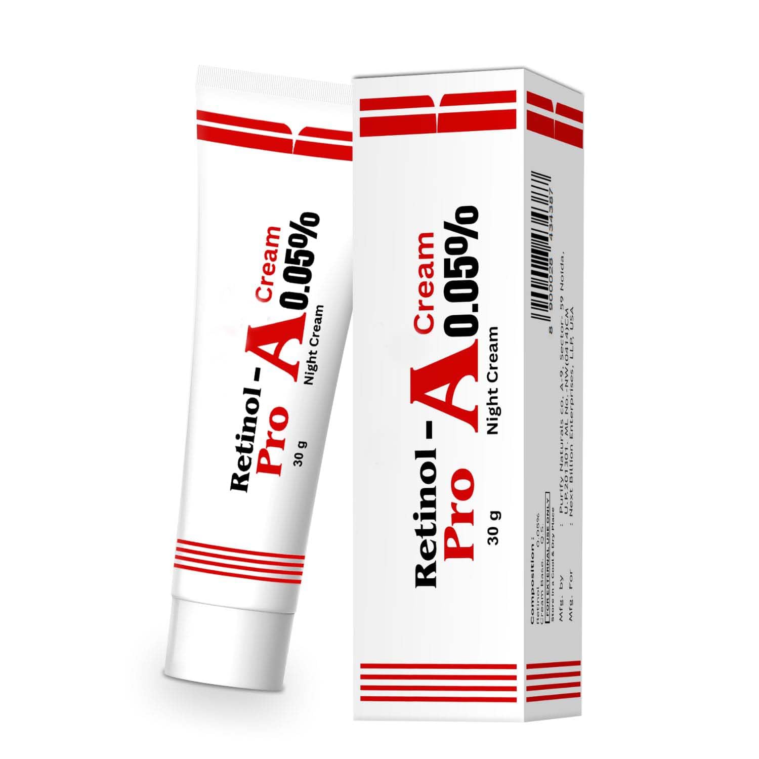 Generic Retinol Pro Night Cream 30g bottle with silky hydration for night use