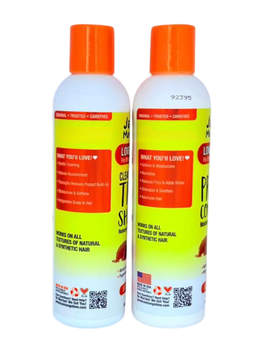 Generic Strengthening Mango and Lime Protein Conditioner bottle for strengthened strands