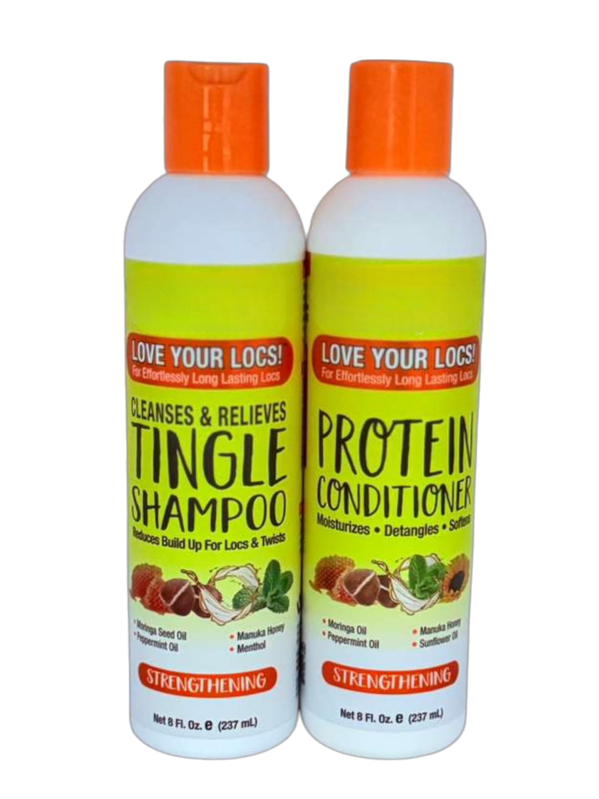 Generic Strengthening Mango and Lime Tingle Shampoo bottle for a refreshing scalp cleanse