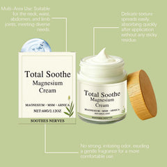 Generic Total Soothe Magnesium Cream quick-absorbing finish for all-day comfort.