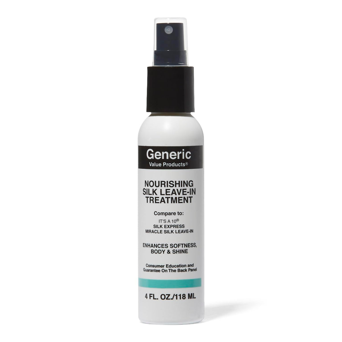 Generic Value Products Nourishing Silk Leave-In bottle for smooth, frizz control.