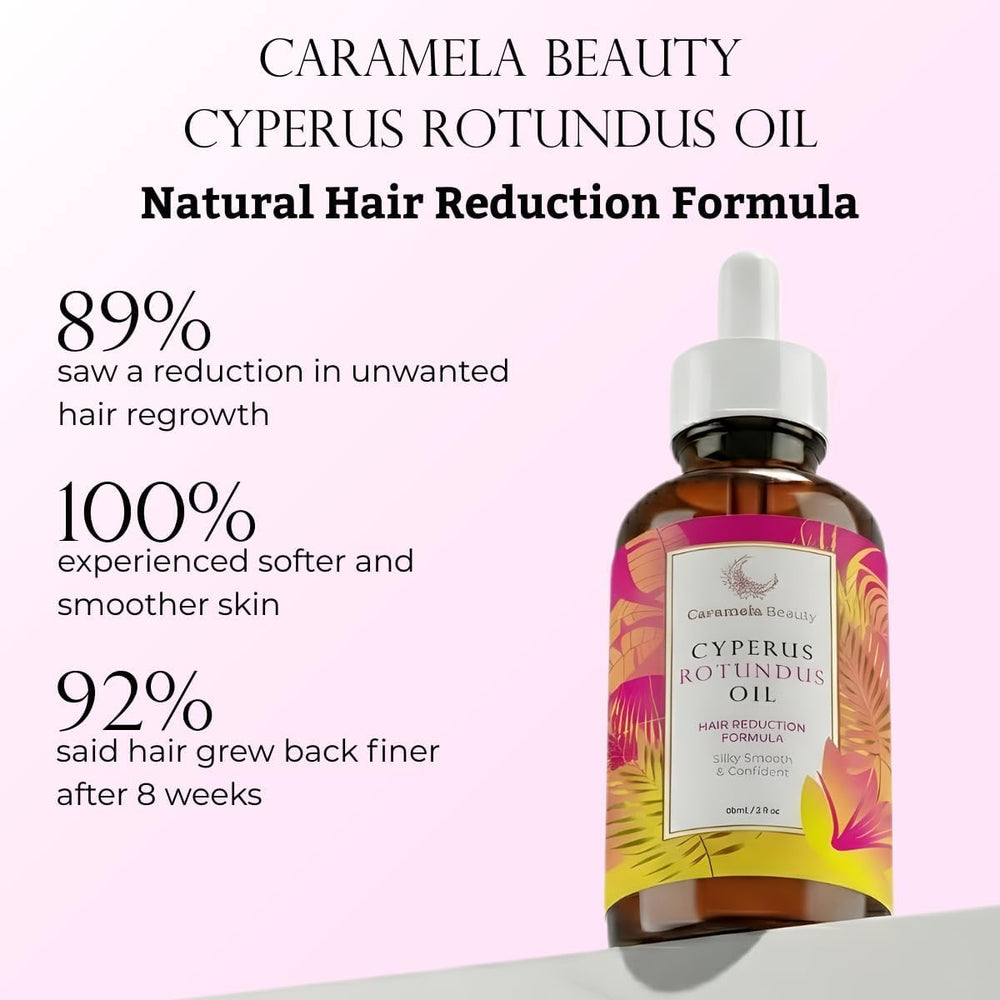 Generic Velare Cyperus Rotundus Oil applied on arm for moisturized hair management.