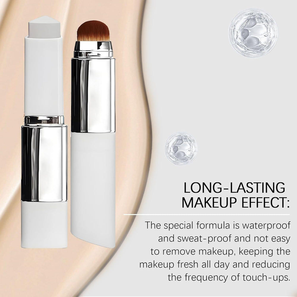 XngQuJoy color-change action demonstrates adaptive foundation from balm to tint.