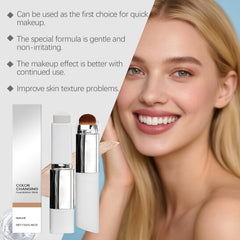 Generic XngQuJoy Cream Stick V White dual-ended brush enables precise, airbrush-like blending.