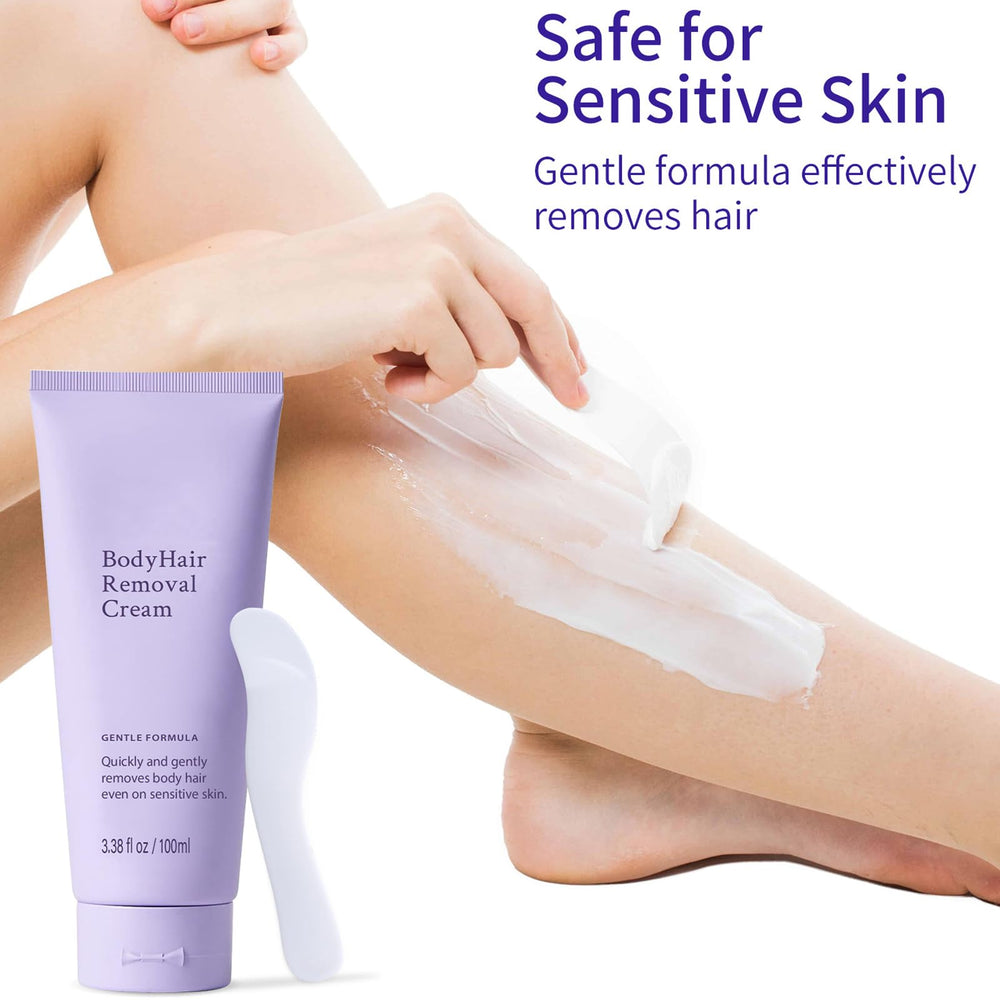 6.76 fl oz bottle of Gentle Body Hair Removal Cream.