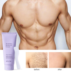 Gentle Body Hair Removal Cream with aloe vera for soothing use.