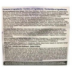 Gentle Treatment no-lye kit grey pack close-up: convenient, quick processing with even results.