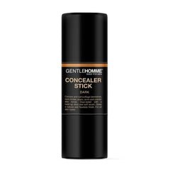 Gentlehomme concealer stick with brush used to blend for seamless finish.