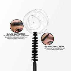 Gentlehomme Eyebrow Gel with no-clump formula for seamless finish.