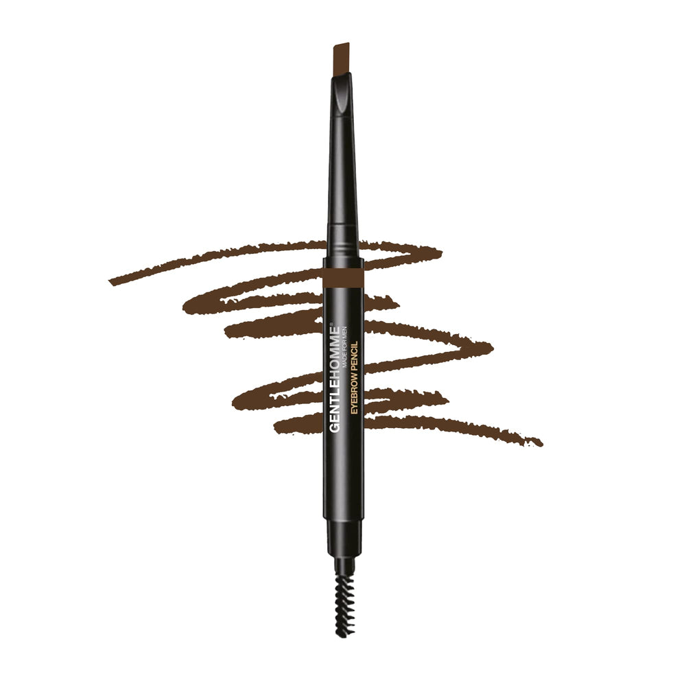 Gentlehomme Eyebrow Pencil 2-in-1 design for shaping and filling brows
