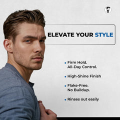 Oceano high-shine finish for sleek, professional looks