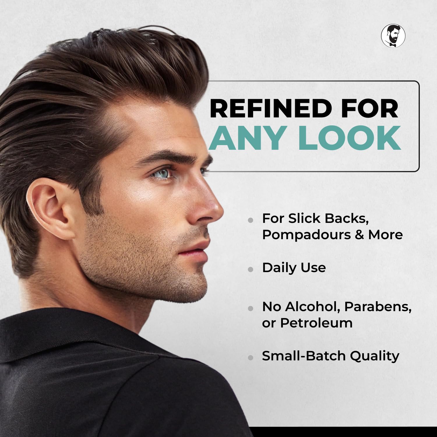 Gentlemen Republic pump-friendly packaging for effortless daily use.