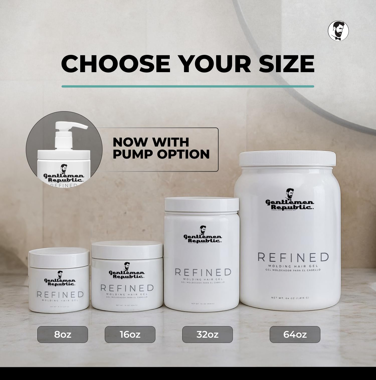 Gentlemen Republic ready-to-use gel ideal for any weather.