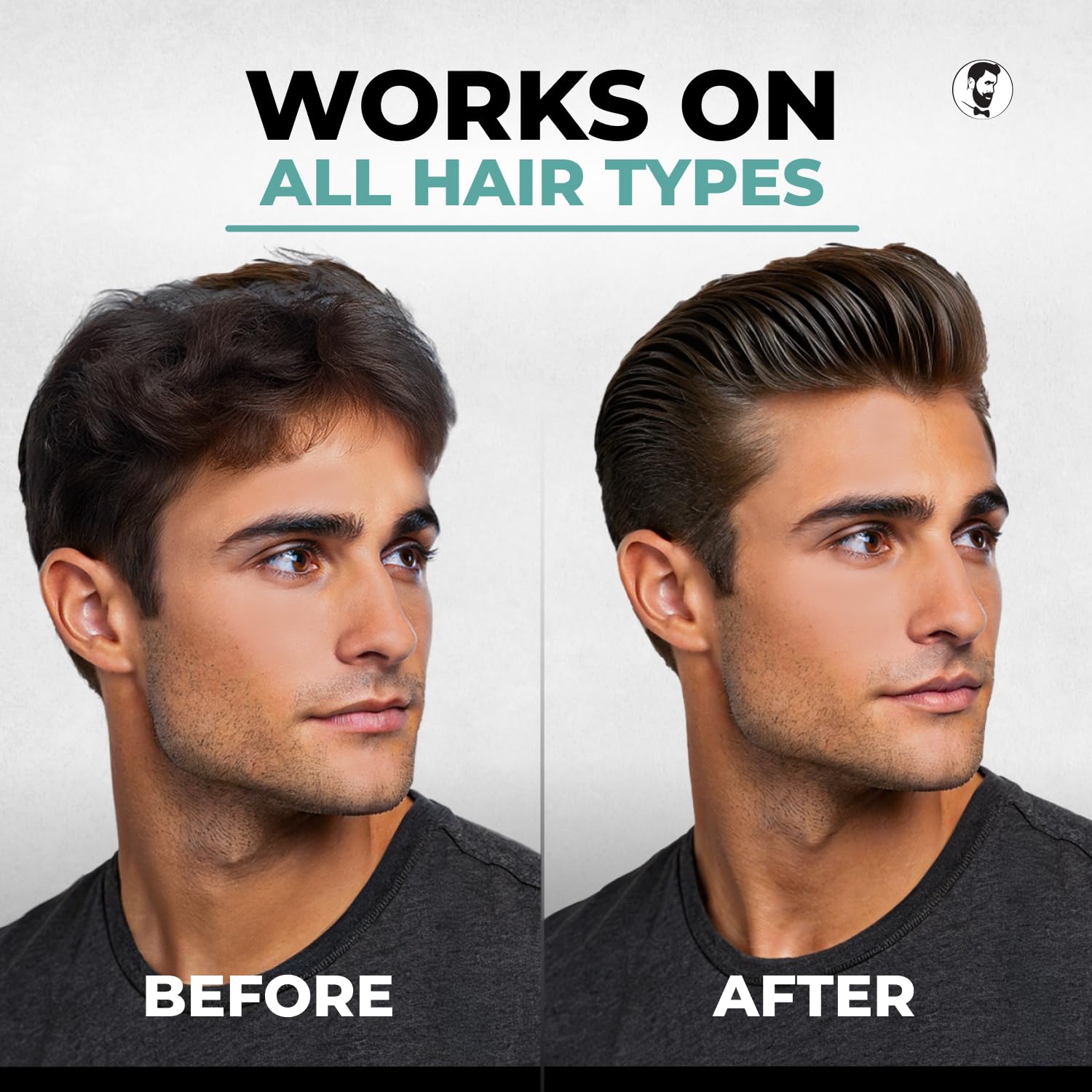 Gentlemen Republic versatile styling options image with sleek-to-tousled looks.