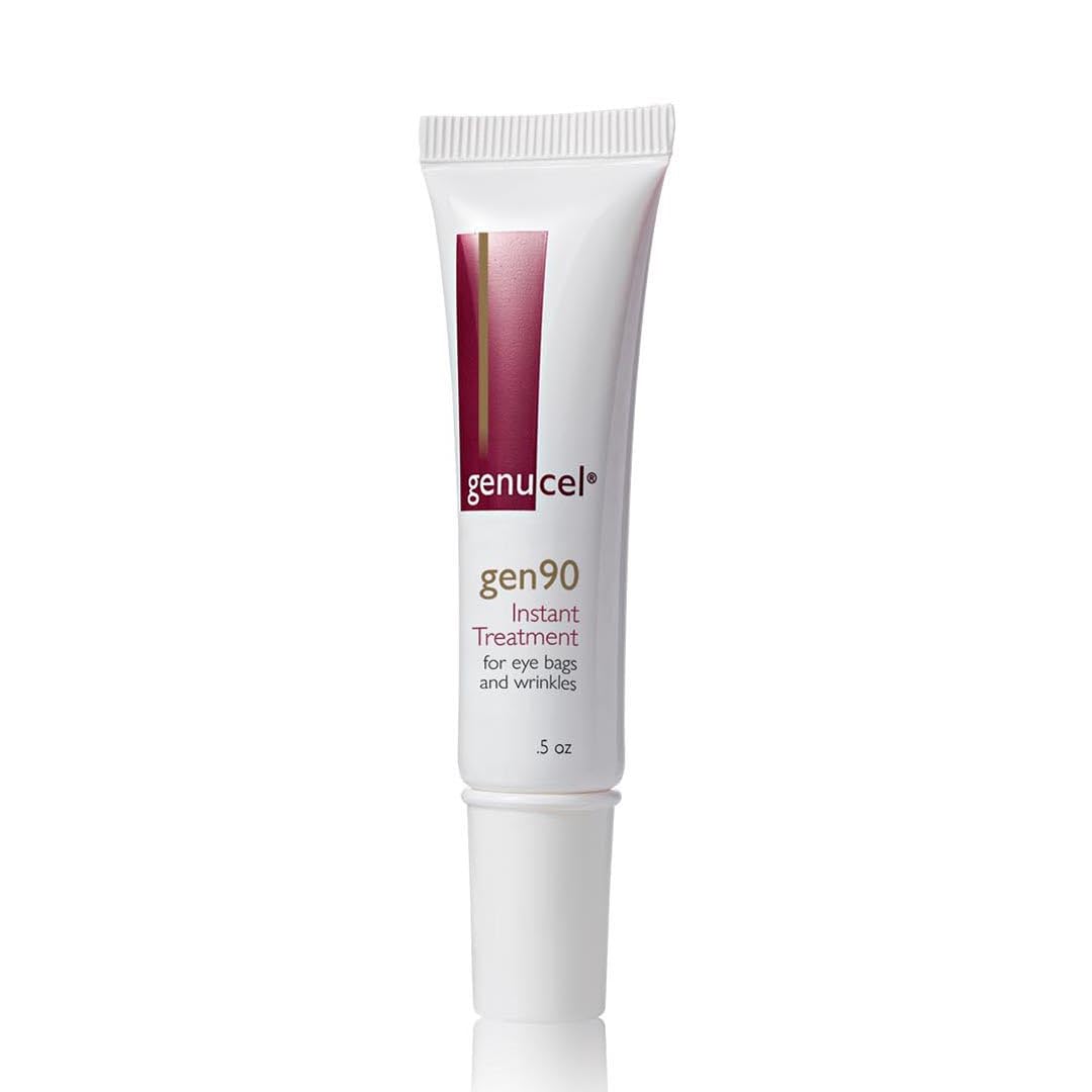Genucel Gen90 eye treatment application: quick firming around the under-eye area.